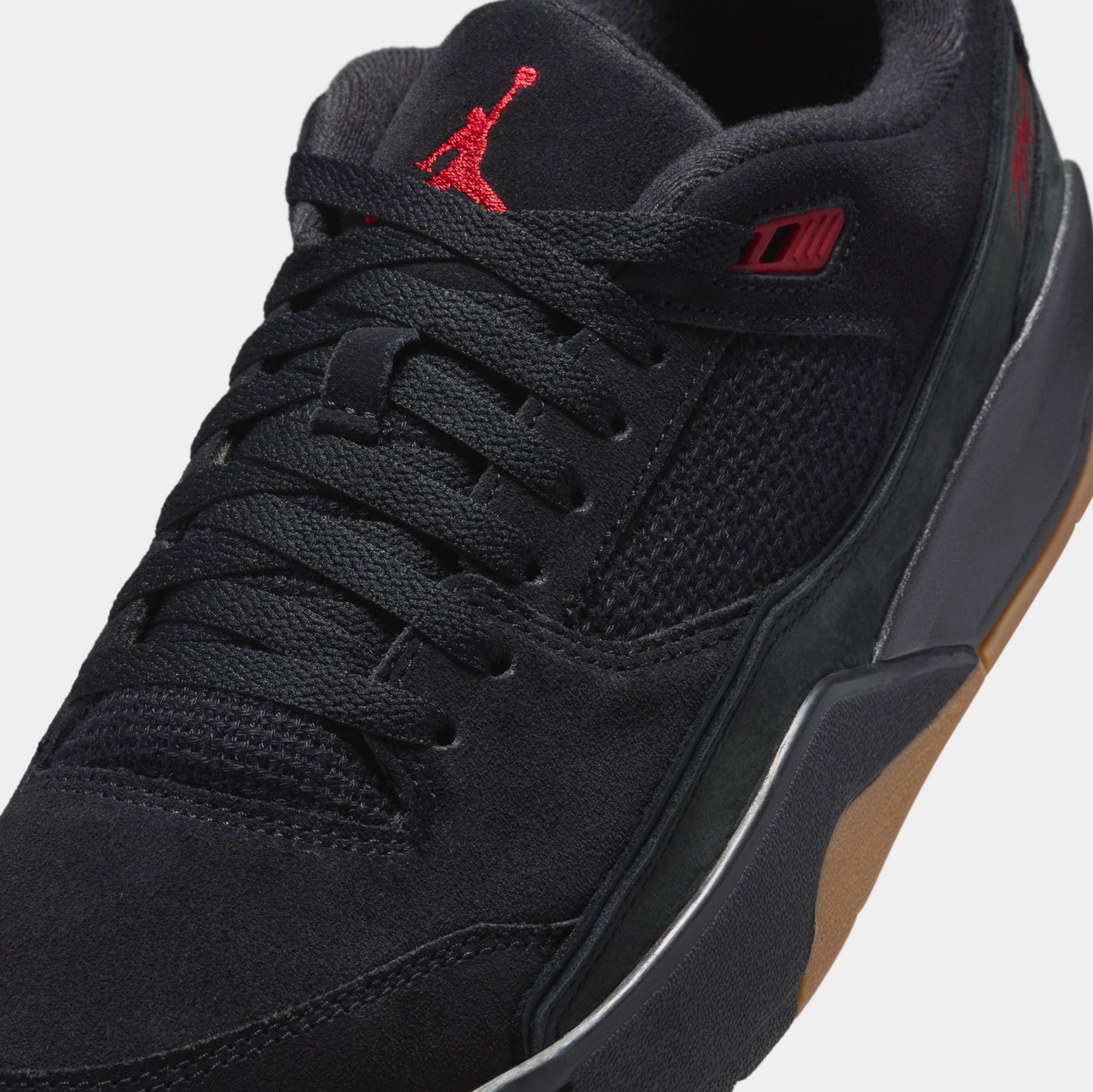 Flight Court Mens Lifestyle Shoes (Black/Varsity Red/Gum) Free Shipping