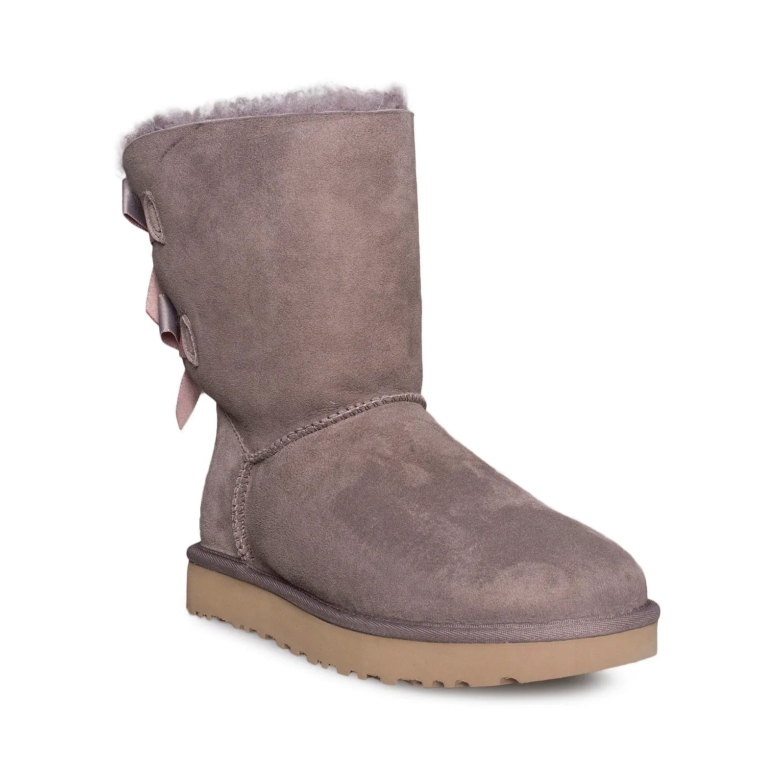 UGG Bailey Bow II Shimmer Stormy Grey Boots - Women's