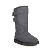 UGG Allegra Bow Grey Boots - Women's