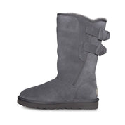 UGG Allegra Bow Grey Boots - Women's