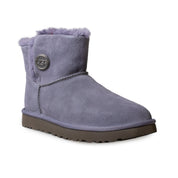 UGG Mini Bailey Snaps Grey Boots - Women's