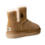 UGG Mini Bailey Snaps Chestnut Boots - Women's