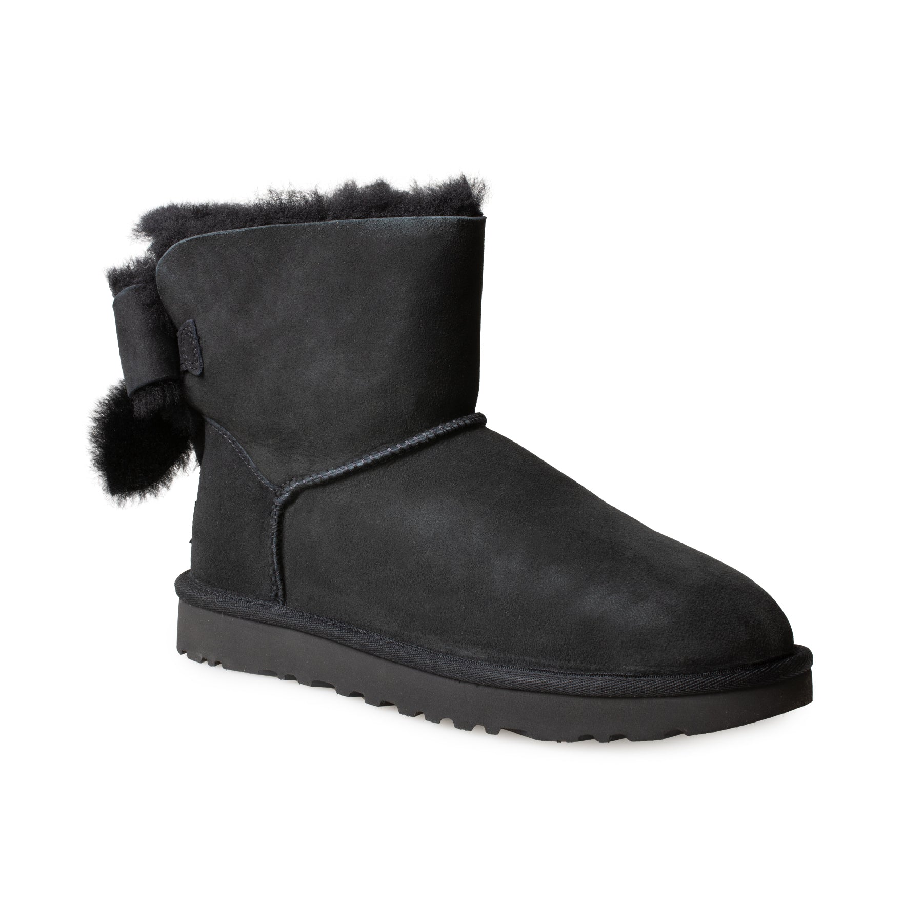 UGG Classic Heritage Bow Black Boots - Women's