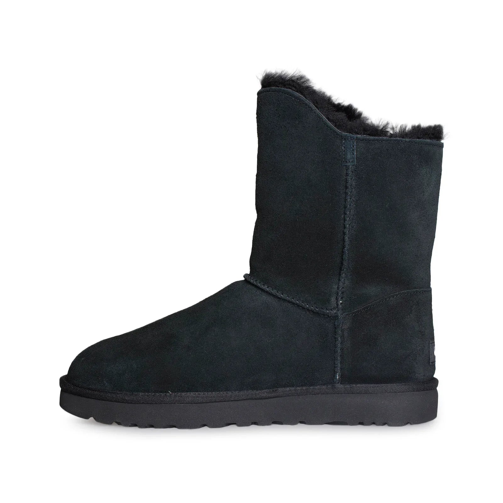 UGG Short Turnlock Black Boots - Women's