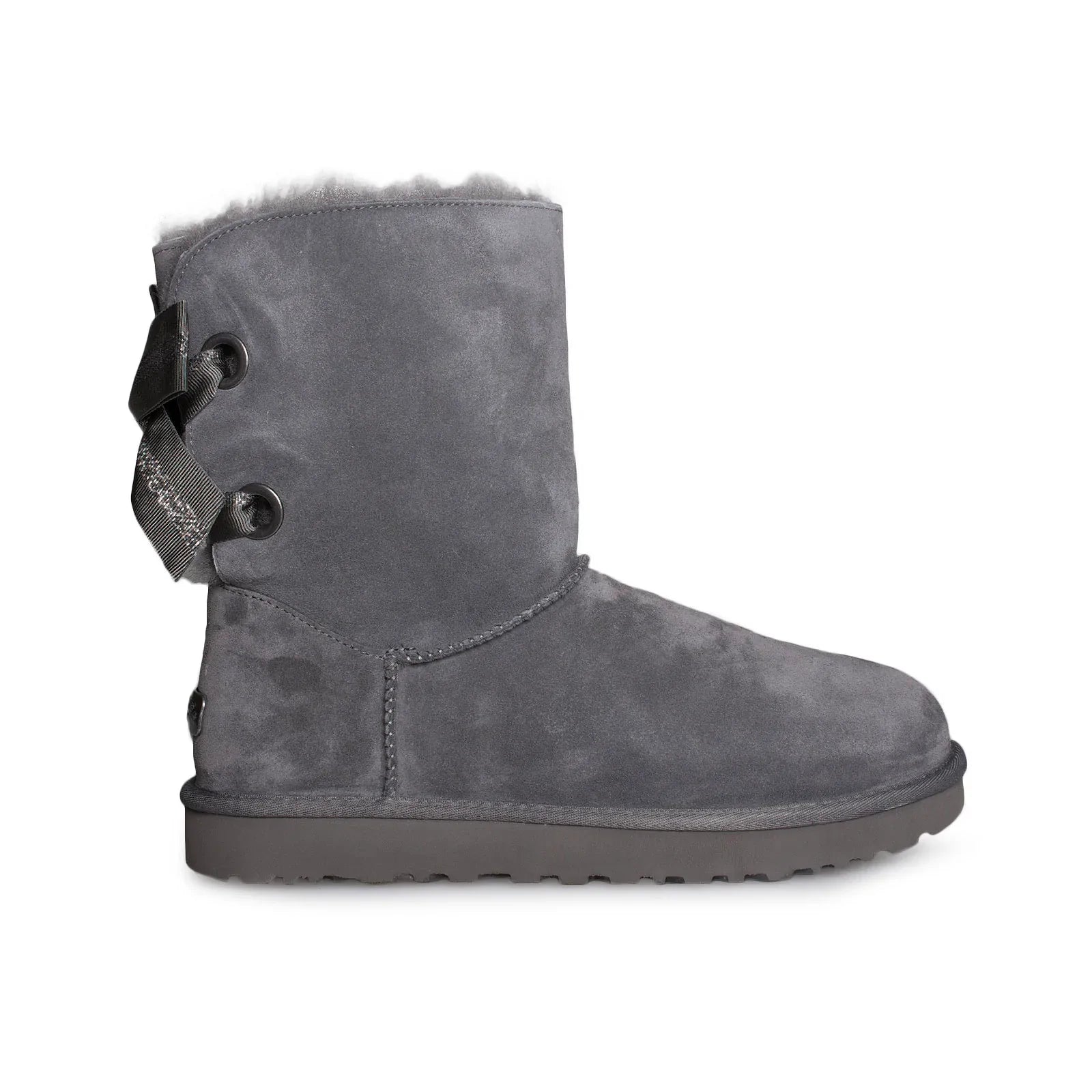 UGG Customizable Bailey Bow Charcoal Boots - Women's