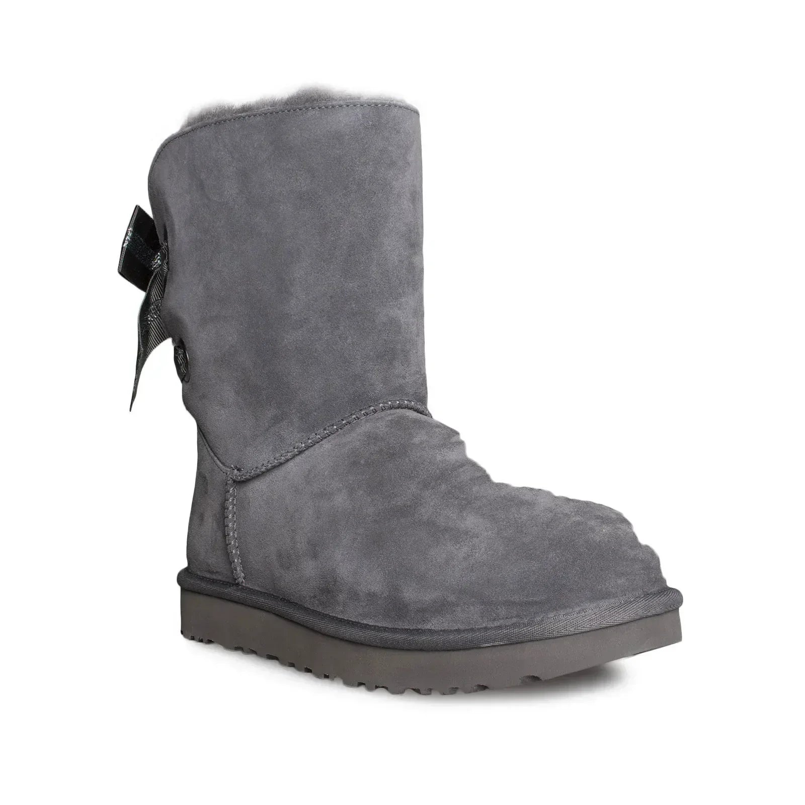 UGG Customizable Bailey Bow Charcoal Boots - Women's