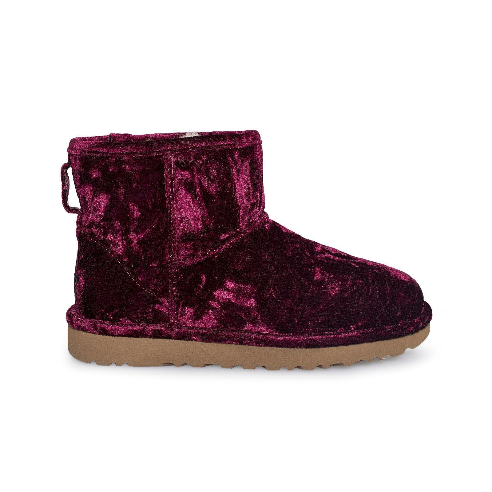 UGG Classic Mini Crushed Velvet Fig Boots