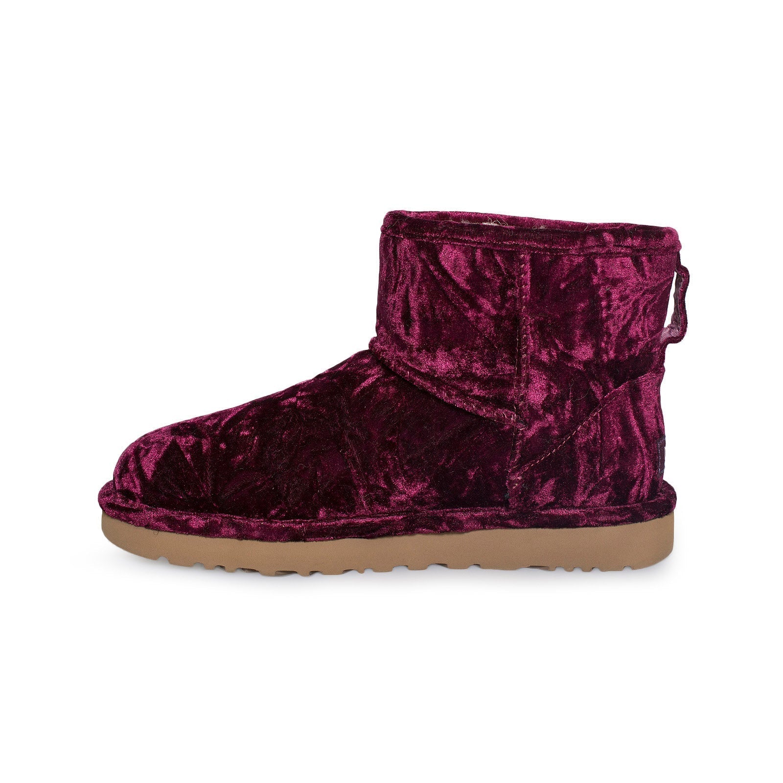 UGG Classic Mini Crushed Velvet Fig Boots