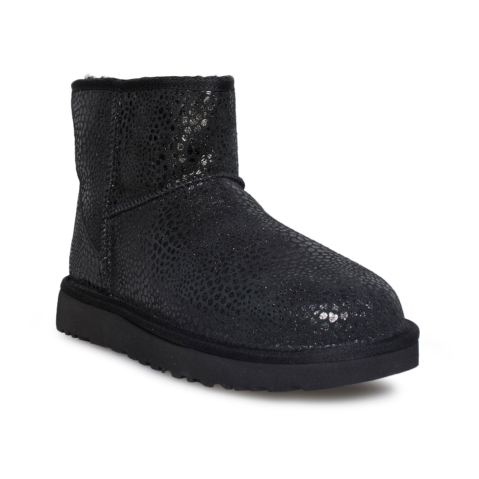 UGG Classic Mini Glitzy Black Boots