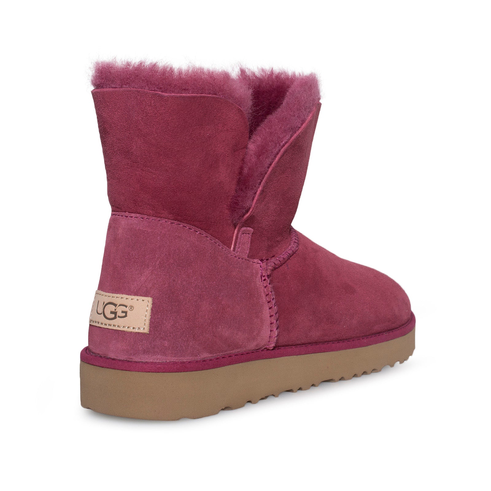 UGG Classic Cuff Mini Garnet Boots