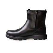 UGG Kennen Black Leather Boots - Men's