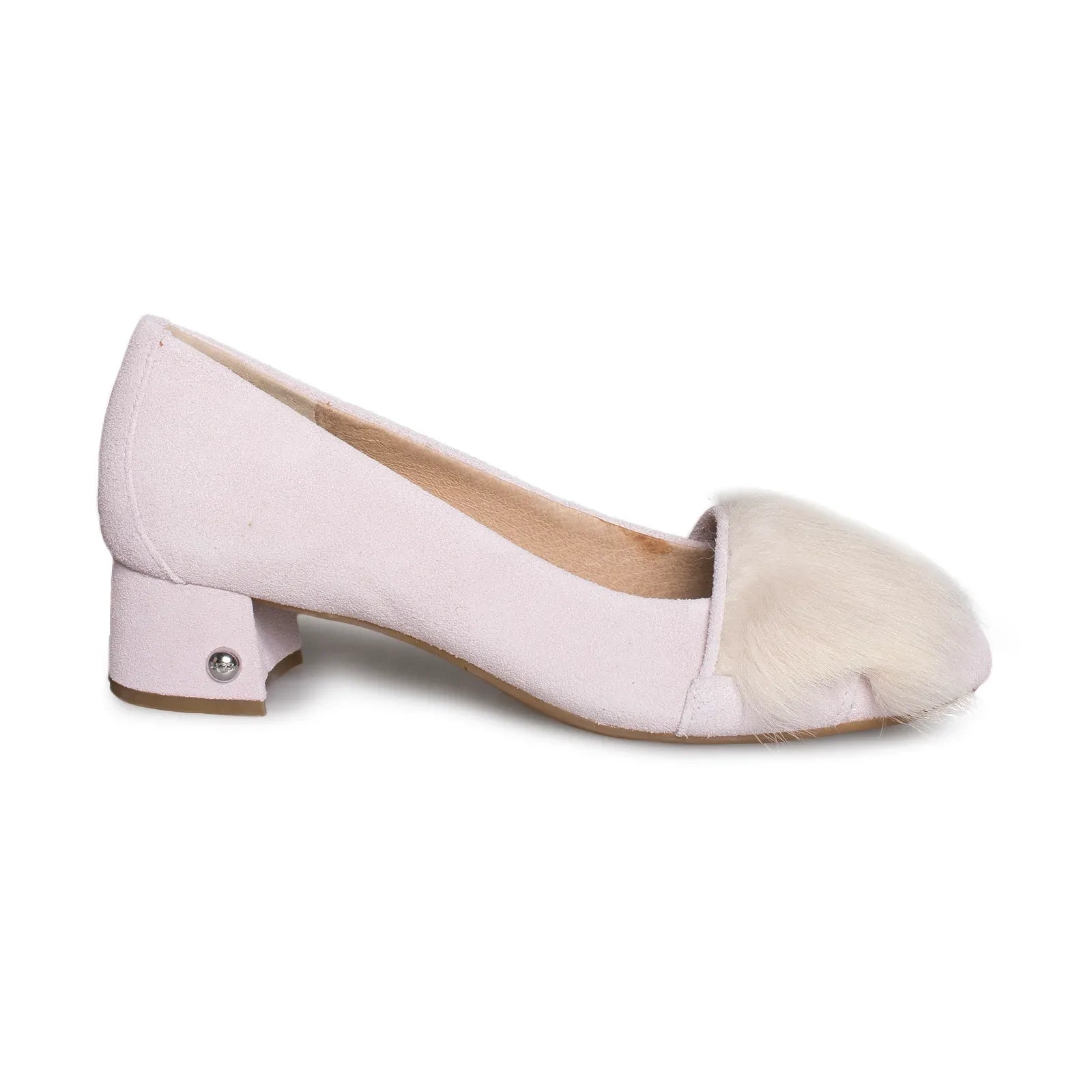 UGG Koa Fluff Heel Seashell Pink Shoes - Women's