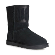 UGG Classic Short UGG Sparkle Black Boots - Women's