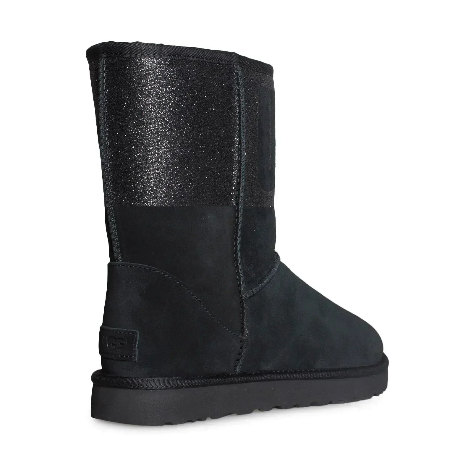 UGG Classic Short UGG Sparkle Black Boots - Women's