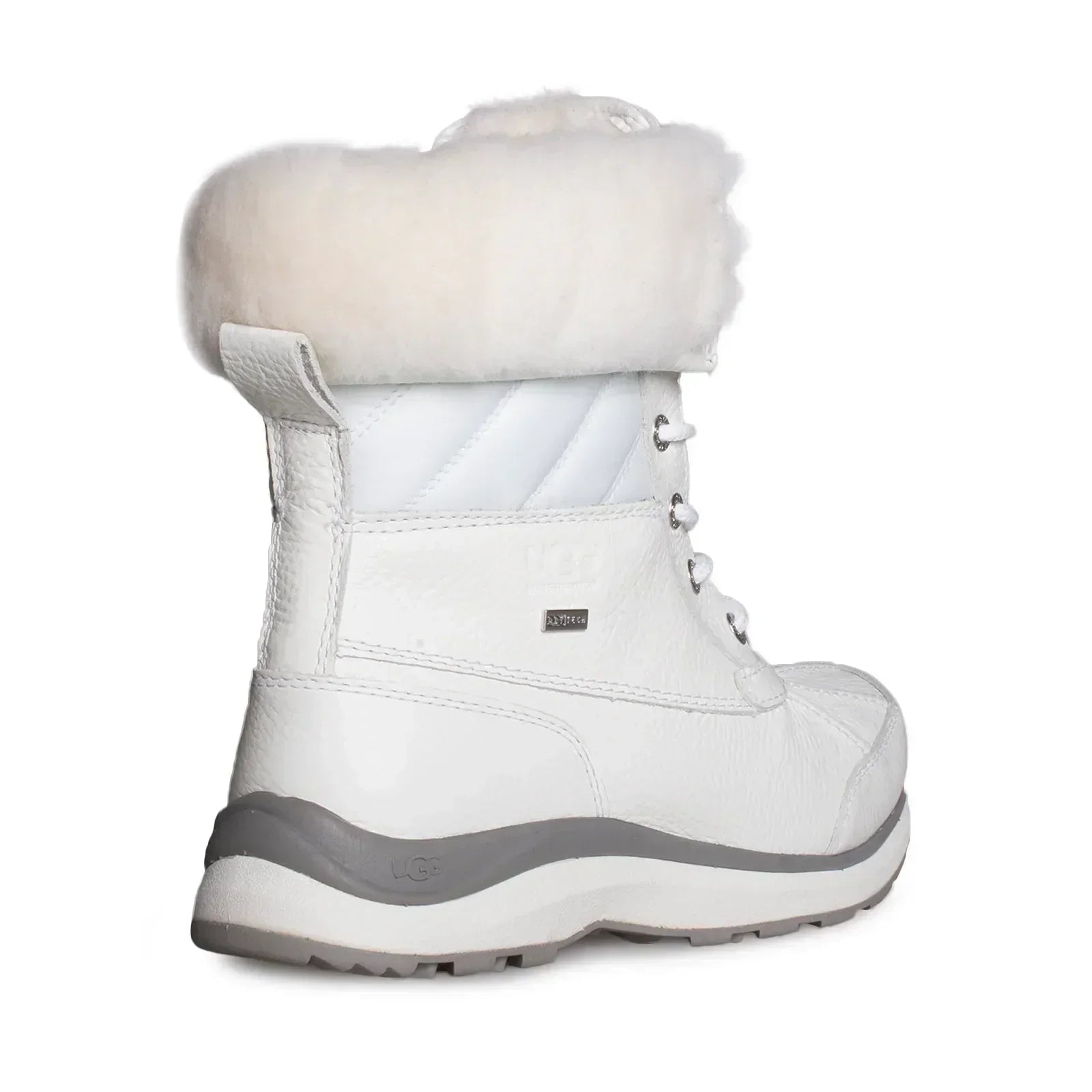 UGG Adirondack III Quilt White Boots - Women's