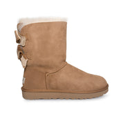 UGG Bailey bow II Velvet Ribbon Chestnut Boots