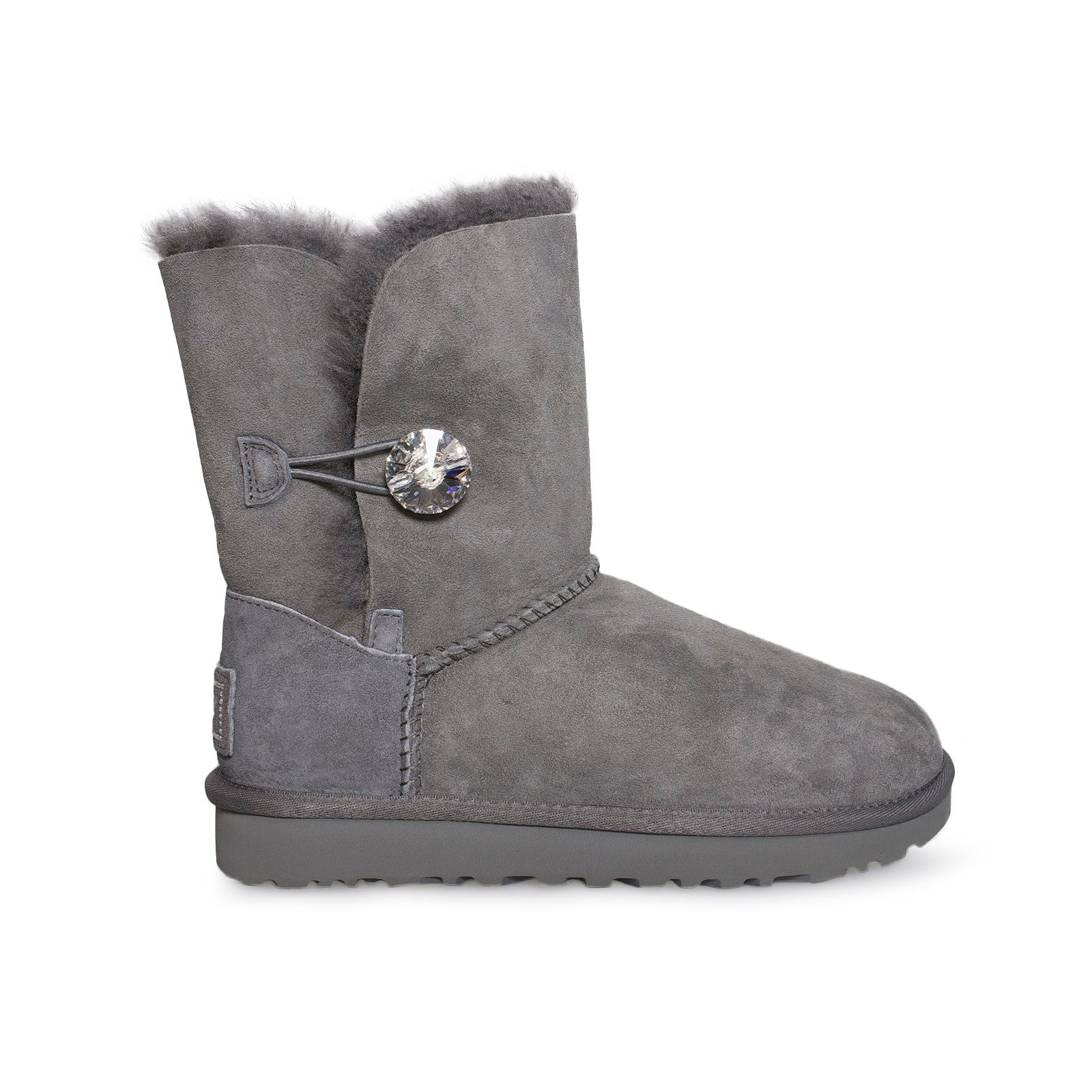 UGG Bailey Button Bling Grey Boots