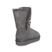 UGG Bailey Button Bling Grey Boots