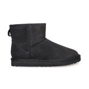 UGG Classic Mini Deco Black Boots - Women's