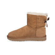 UGG Mini Bailey Bow II Chestnut Boots - Women's