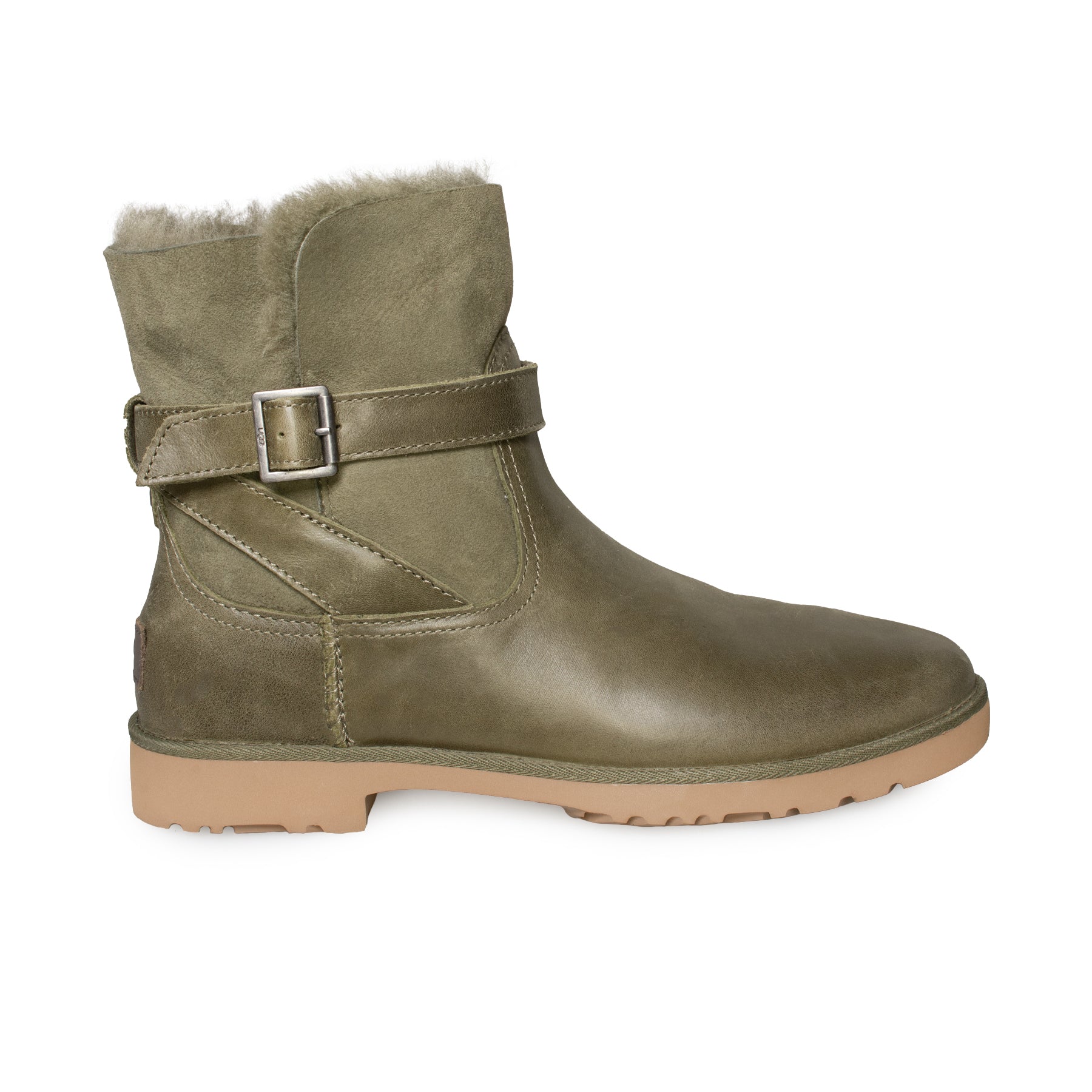 UGG Romely Buckle Burnt Olive Boots - Women's