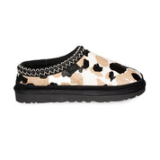 UGG Tasman Cow Print Black Slippers - Men's