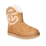 UGG X Telfar Logo Mini Chestnut Boots - All Gender