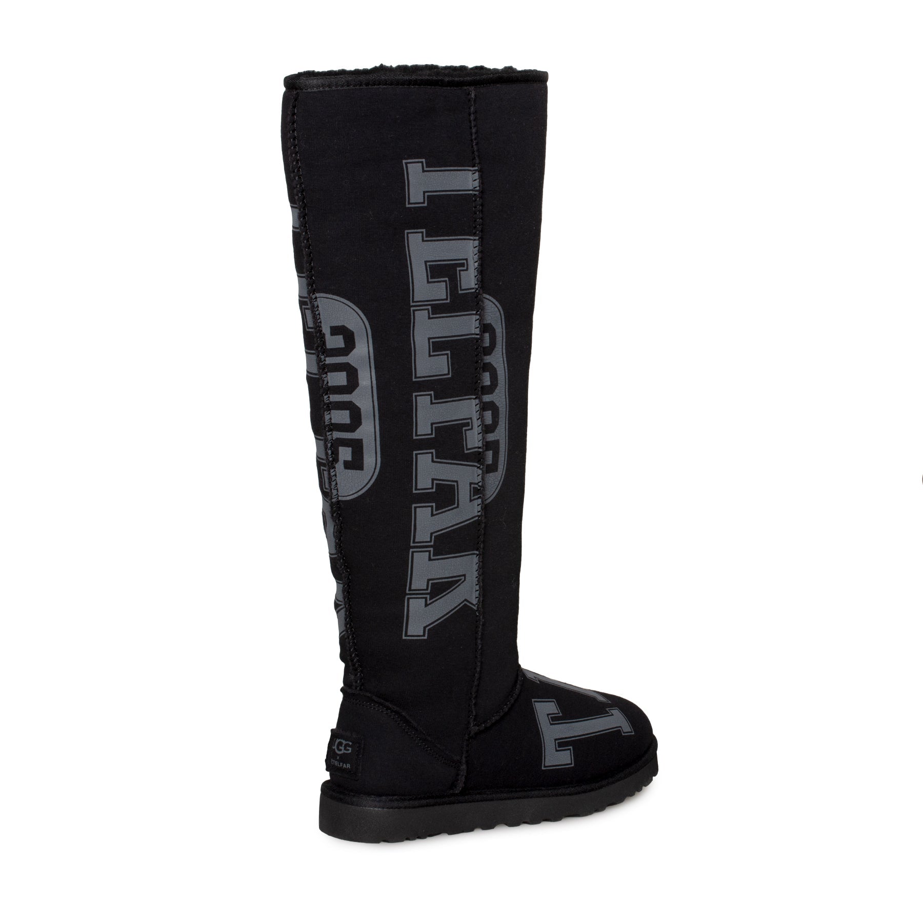 UGG X Telfar Fleece Tall Black Boots - All Gender