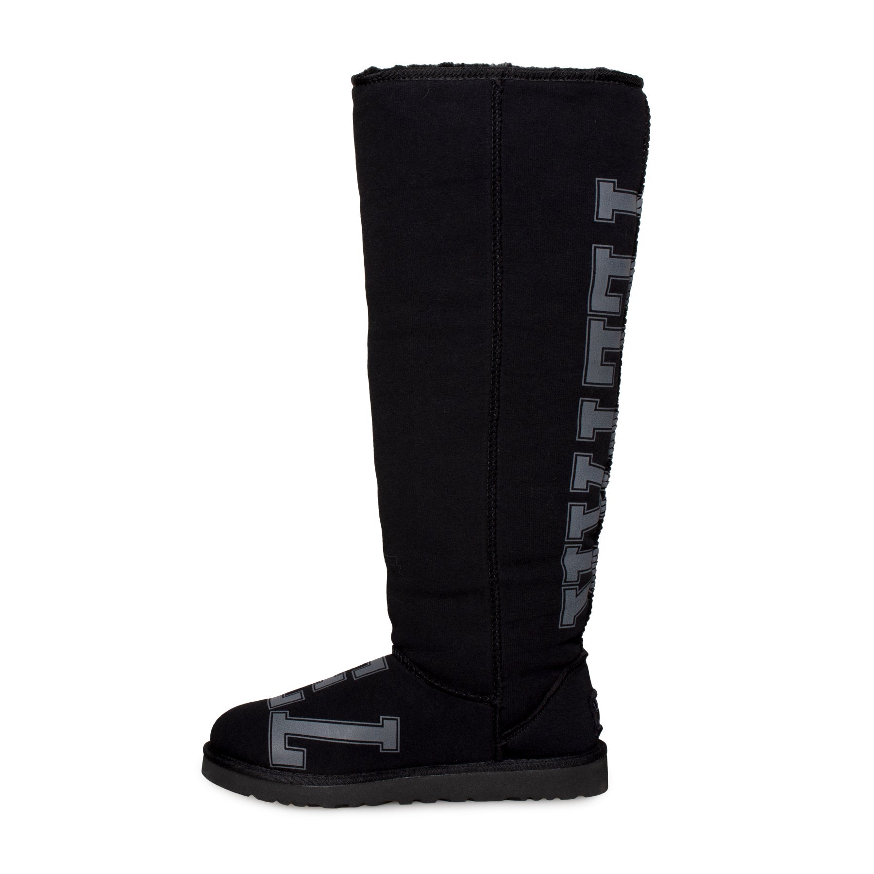 UGG X Telfar Fleece Tall Black Boots - All Gender