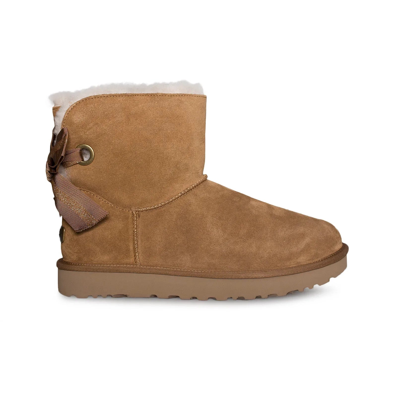 UGG Customizable Bailey Bow Mini Chestnut Boots - Women's