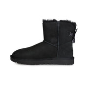 UGG Mini Bailey Bow II Exotic Black Boots - Women's