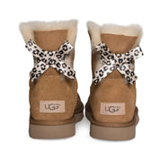 UGG Mini Bailey Bow II Exotic Chestnut Boots - Women's