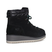 UGG Birch Lace-Up Black Boot - Women's