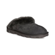 UGG Coquette Black Olive Slippers - Women's