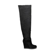 UGG Classic Mondri Over The Knee Black Boots - Women's