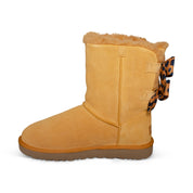 UGG Bailey Bow Retro Spots Sweet Potato Boots - Women's