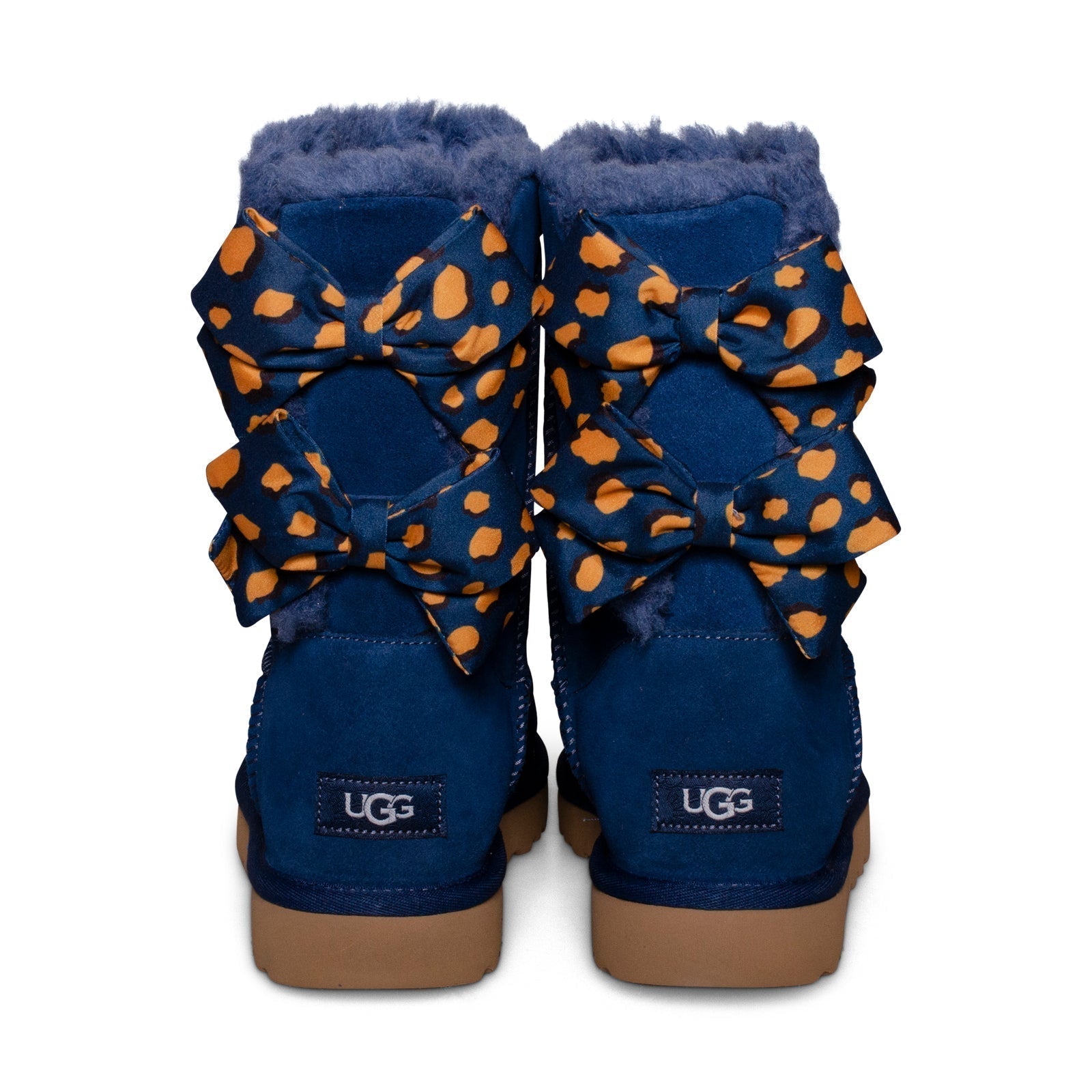 UGG Bailey Bow Retro Spots Ocean Boots - Women's