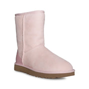 UGG Classic Short II Metallic Seashell Pink Boots - Women's