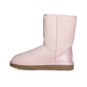 UGG Classic Short II Metallic Seashell Pink Boots - Women's