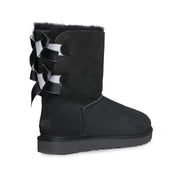 UGG Bailey Bow II Shimmer Black Boots - Women's