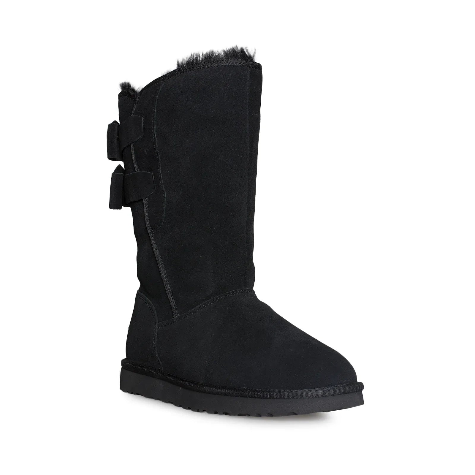 UGG Allegra Bow II Black Boots - Women's