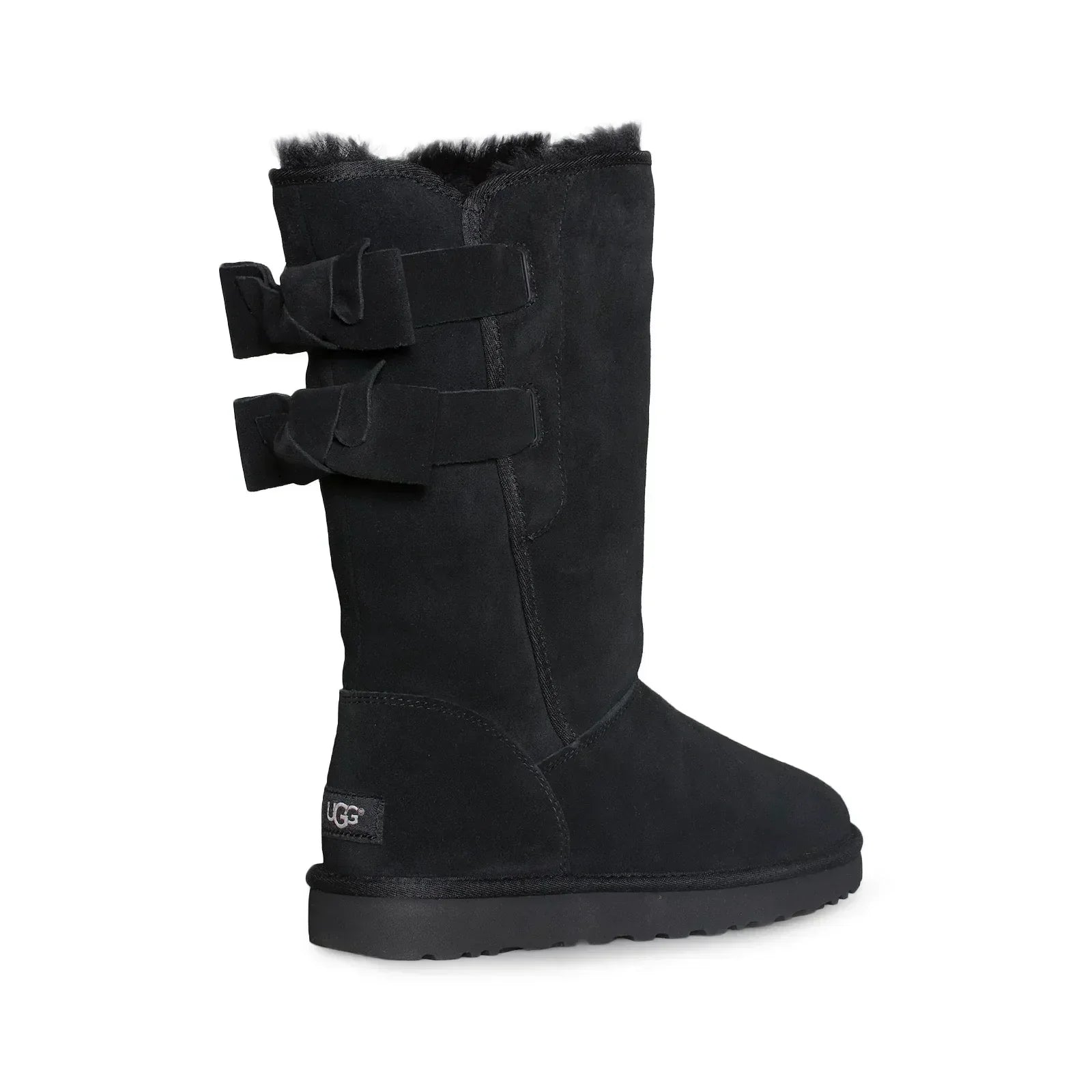 UGG Allegra Bow II Black Boots - Women's