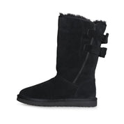 UGG Allegra Bow II Black Boots - Women's