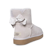 UGG Mini Bailey Bow II Velvet Ribbon Moonrise Boots