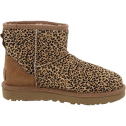 Classic Mini Speckles Womens Faux Fur Lined Calf Hair Booties