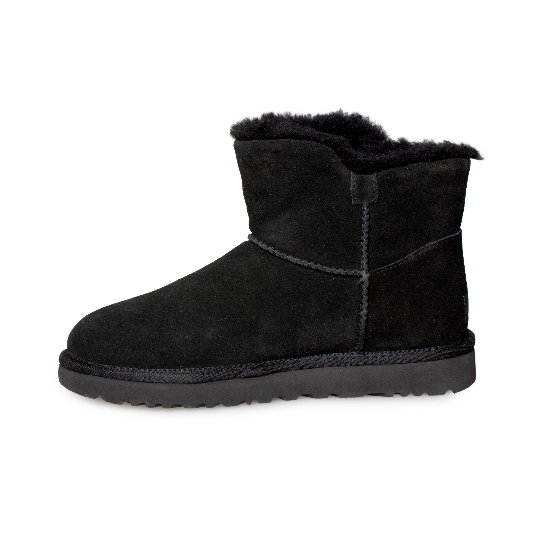 UGG Mini Bailey Snaps Black Boots - Women's