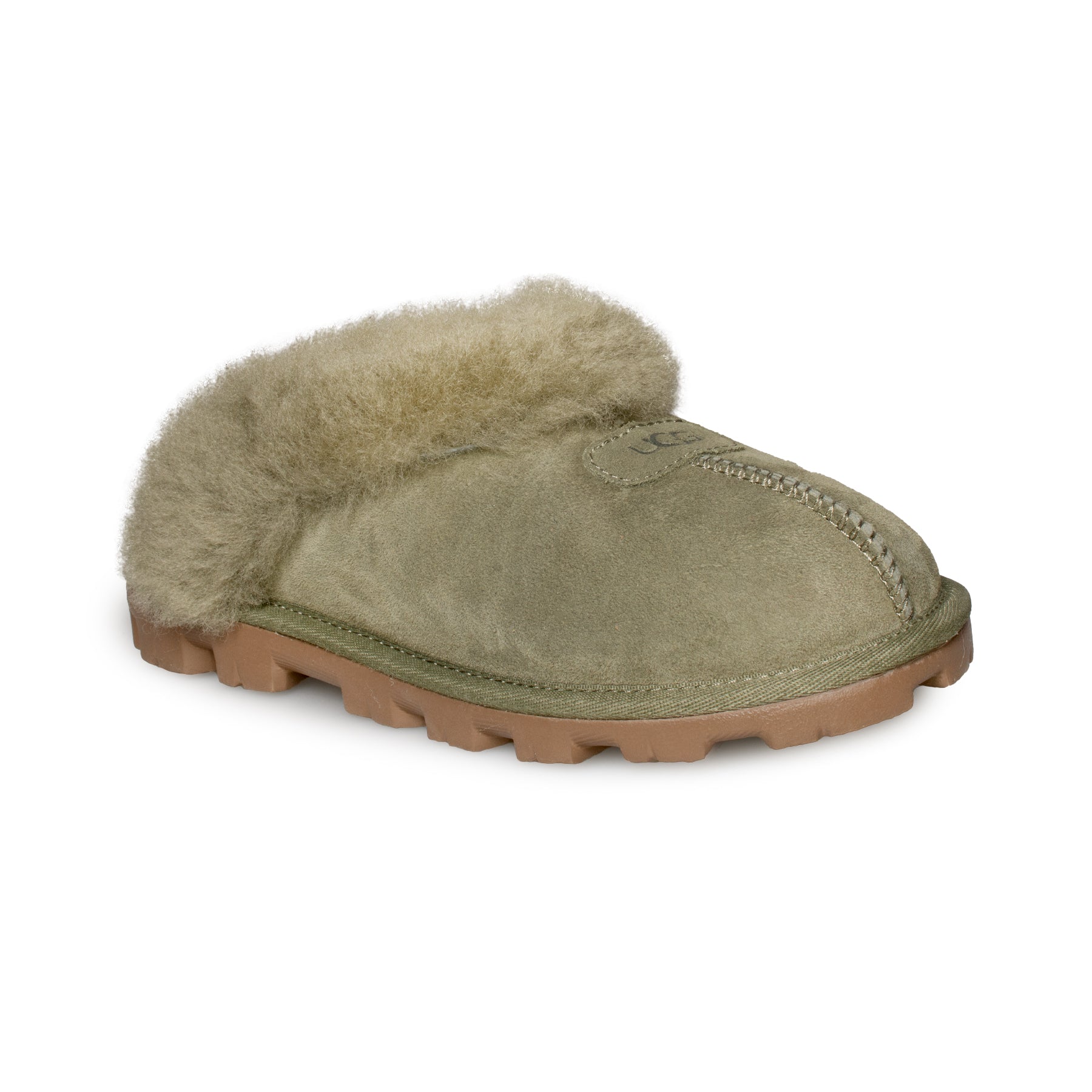 UGG Coquette Burnt Olive Slippers - Women's