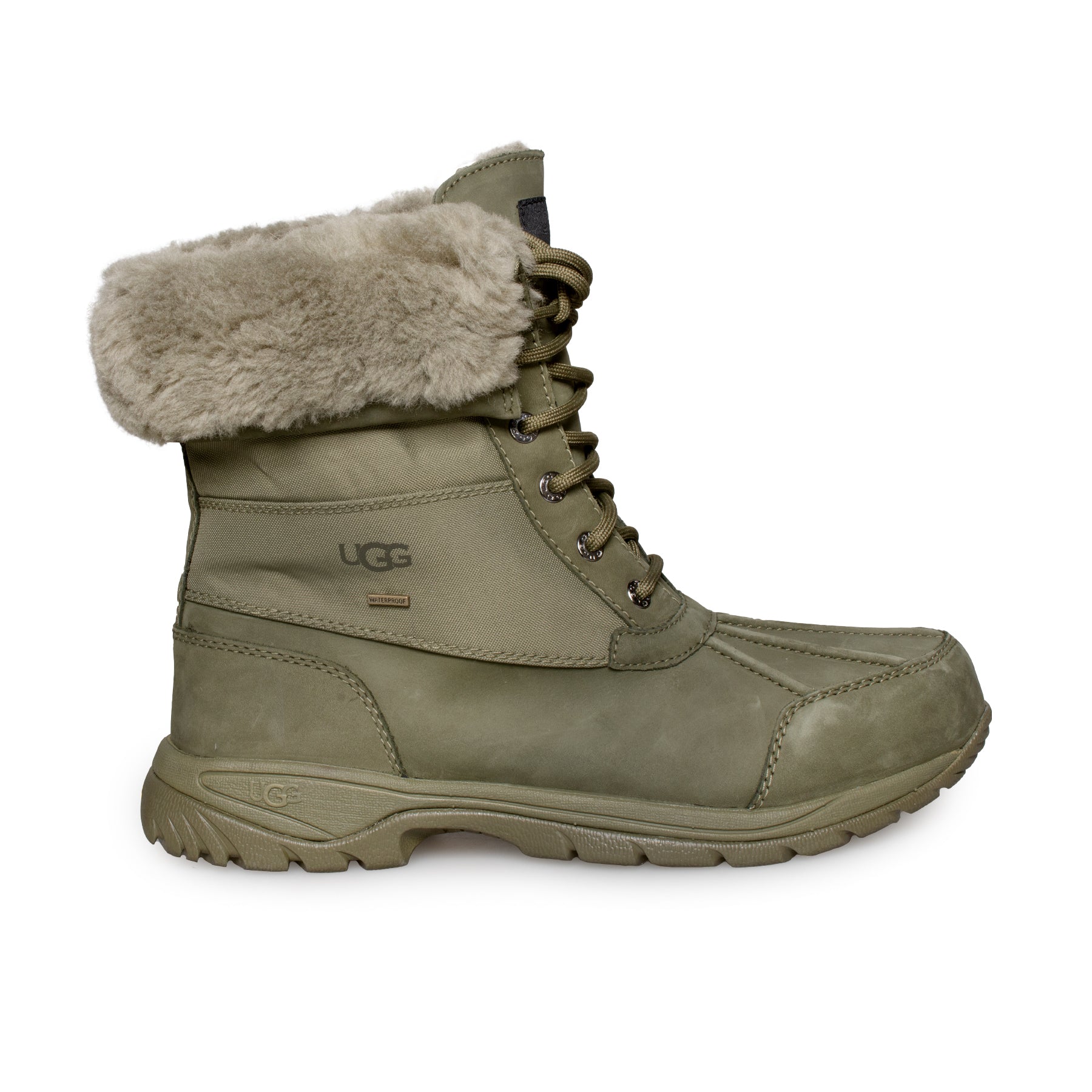 UGG Butte Mono Moss Green Boots - Men's