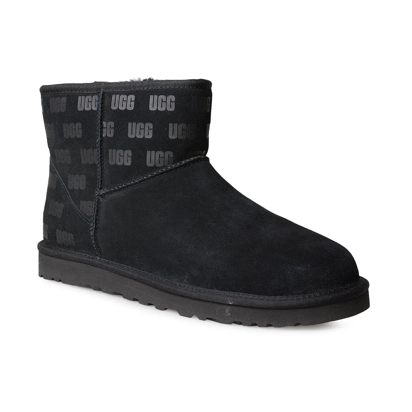 UGG Classic Mini II UGG Print Black Boots - Men's