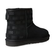 UGG Classic Mini II UGG Print Black Boots - Men's